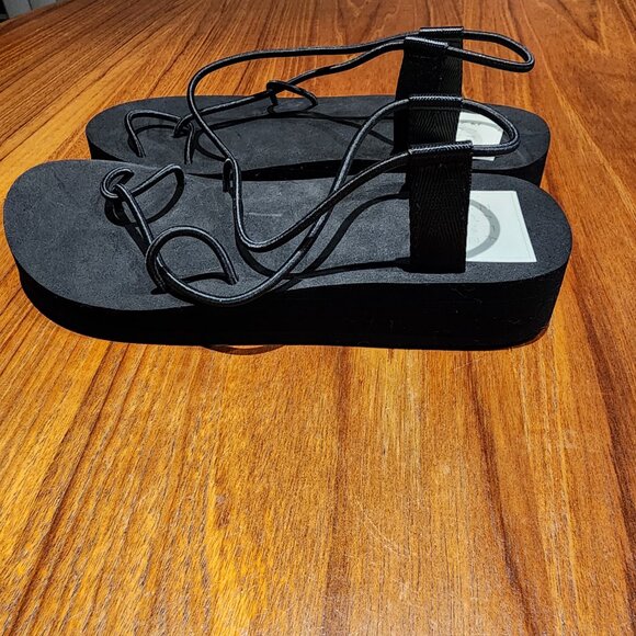 Zara Home Platform Sandals  Size 7.5 - Picture 4 of 6